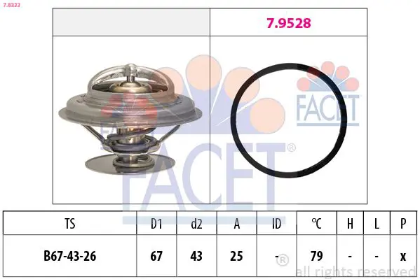 FACET 78333 Термостат