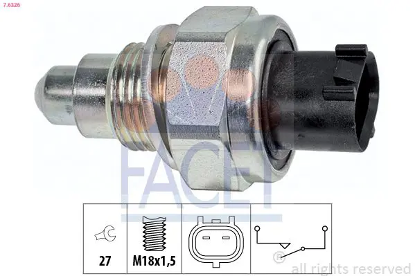 7.6326 Датчик заднего хода TOYOTA: