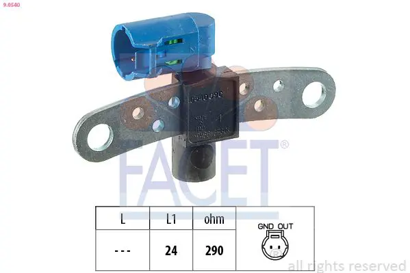FACET 90540 ДАТЧИК ПОЛОЖЕНИЯ КОЛЕНВАЛА