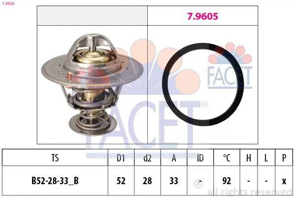 FACET 78928 Термостат