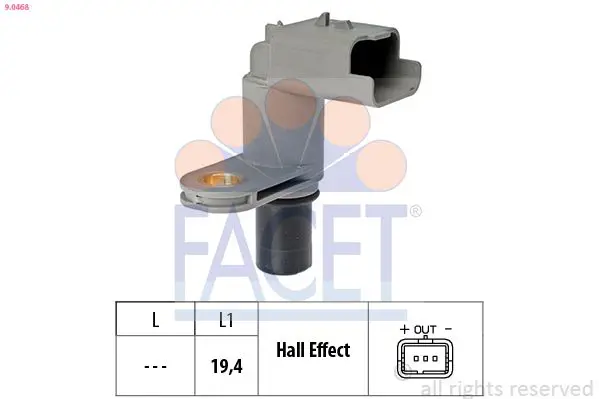 FACET 90468 Датчик распред.вала Citroen