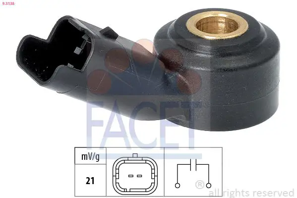 FACET 93138 Датчик детонации 1.6 VTi 16v