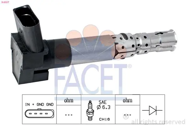 FACET 96337 Катушка зажигания