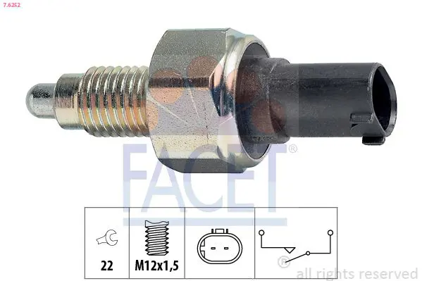 FACET 76252 Датчик заднего хода