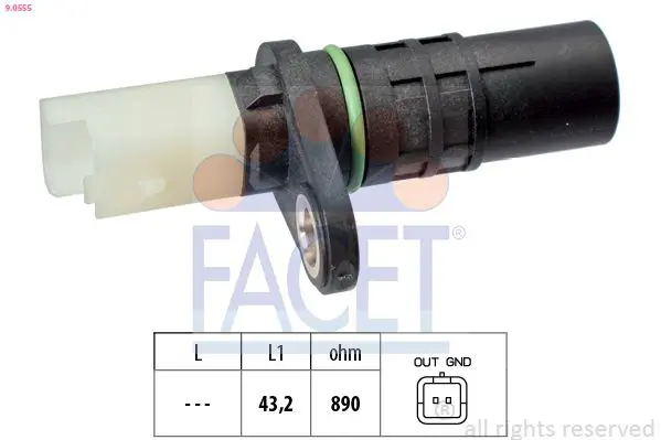 Facet 90555 Датчик положения коленвала