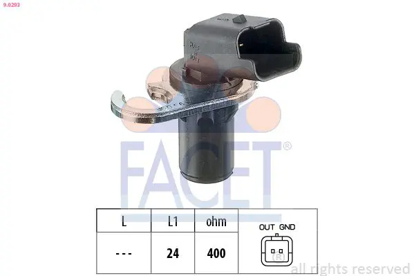 9.0293 Датчик к.вала Citroen/Pegeot