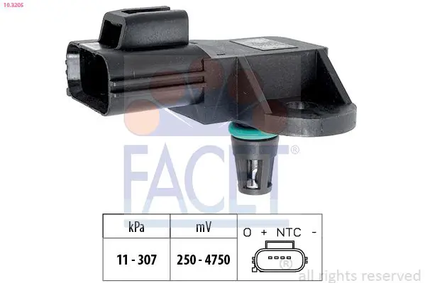 FACET 103205 ДАТЧИК ДАВЛЕНИЯ ВОЗДУХА