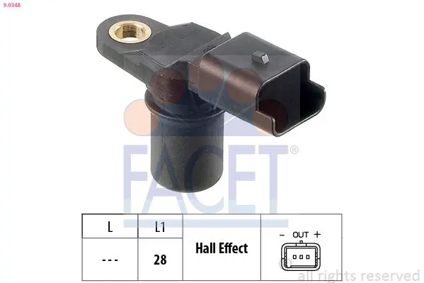 FACET 90348 датчик положения коленчатого