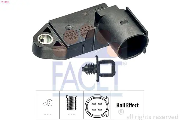 FACET 71232 7.1232 Выключатель фонаря