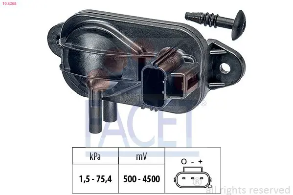 FACET 103268 Датчик давл. воздуха Ford