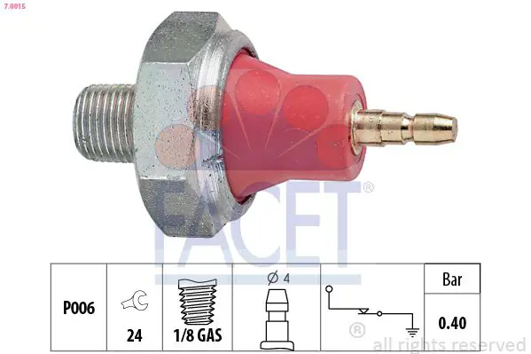 FACET 70015 Датчик масляный