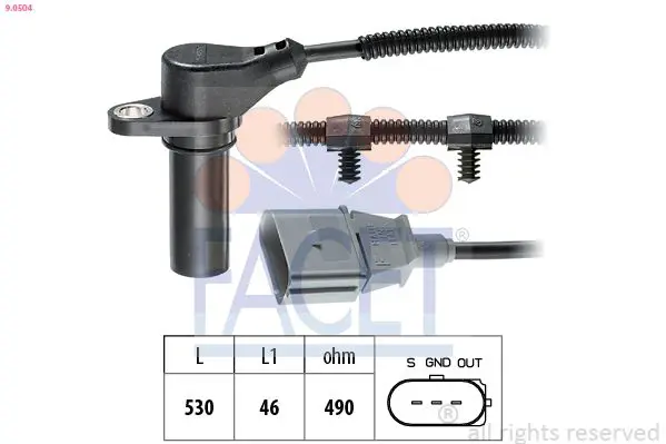 FACET 90504 ДАТЧИК ЧАСТОТЫ ВРАЩЕНИЯ