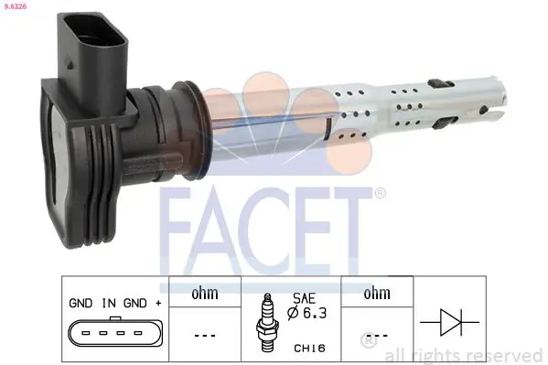 FACET 96326 Катушка зажигания