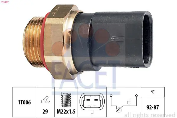FACET 75187 Датчик температуры
