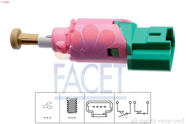 FACET 71235 Датчик включения стопсигнала
