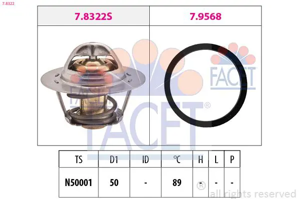 FACET 78322 Термостат