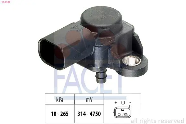 Facet 103102 Датчик АБСолютного давления