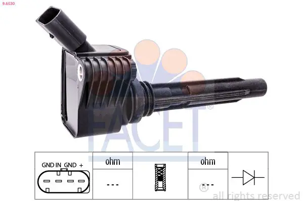 FACET 96530 Катушка зажигания