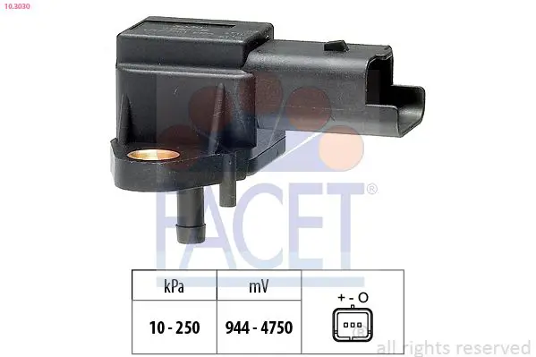 Facet 103030 ДАТЧИК ДАВЛЕНИЯ ВОЗДУХА