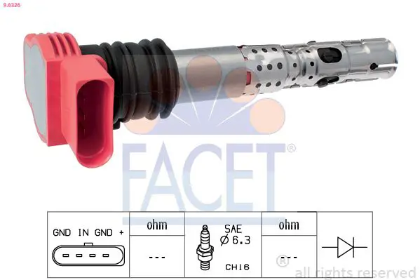 FACET 96336 катушка зажигания