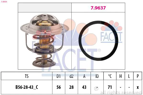 FACET 78650 Термостат