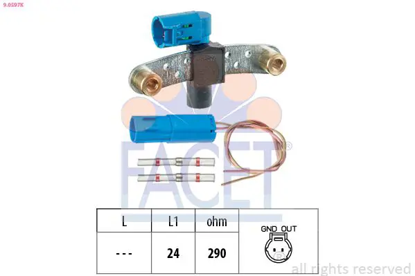 FACET 90597K ДАТЧИК ПОЛОЖЕНИЯ КОЛЕНВАЛА