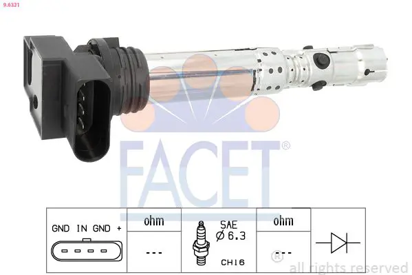 FACET 96331 Катушка зажигания