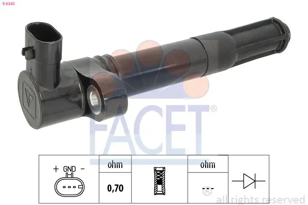 FACET 96342 Катушка зажигания