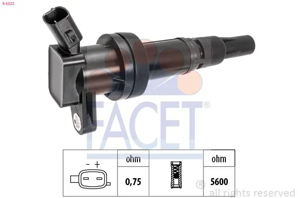 FACET 96522 Катушка зажигания