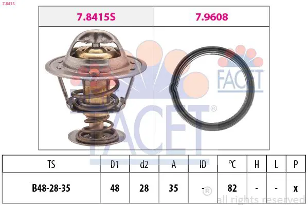 FACET 78415 Термостат