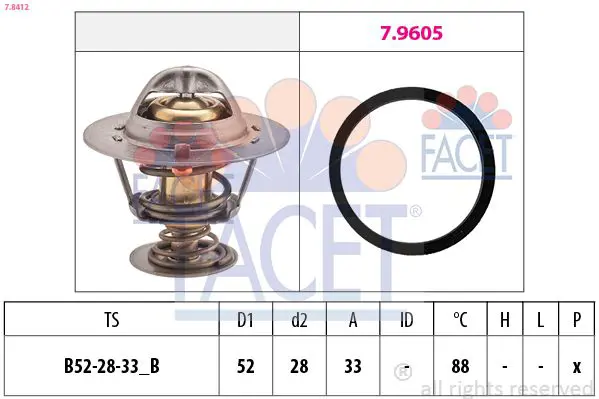 FACET 78412 Термостат