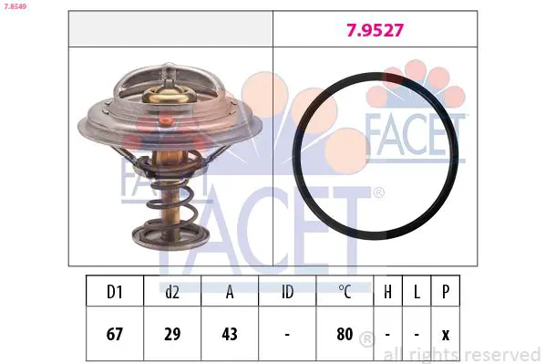 FACET 78549 Термостат