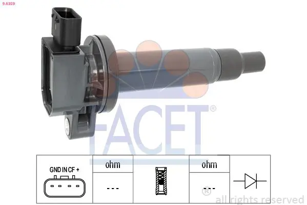 FACET 96359 Катушка зажигания
