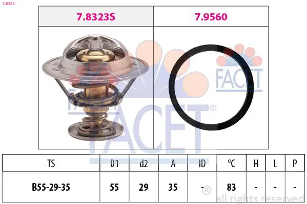 FACET 78323 Термостат