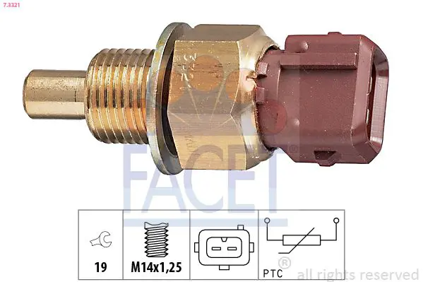 Facet 73321 Датчик температуры жидкости