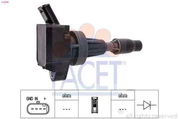 FACET 96546 Катушка зажигания