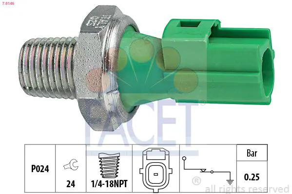 FACET 70146 Датчик давл.масла Ford Mondeo