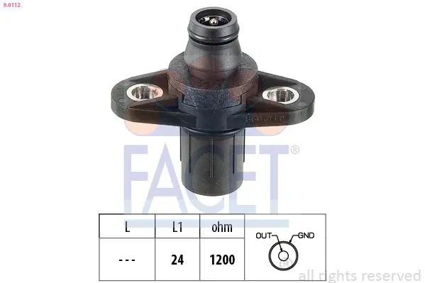 Facet 90112 Датчик положения коленвала