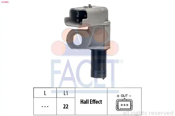FACET 90460 Датчик положения коленвала