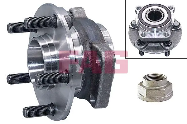 Fag 713622190 Ступица колеса передн SUBARU: