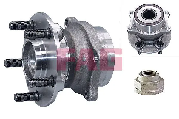 Fag 713622210 Ступица колеса задн SUBARU: