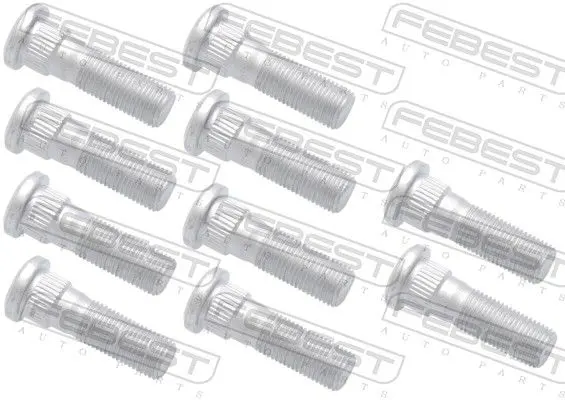 FEBEST 0284001PCS10 ШПИЛЬКА КОЛЁСНАЯ