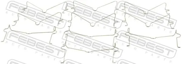 FEBEST 0103002PCS10 Пружинка прижимная