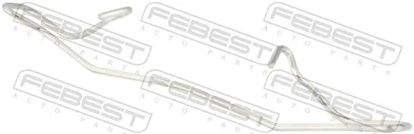 FEBEST 1603001 Пружина прижимная тормозных