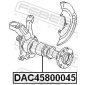 Febest DAC45800045