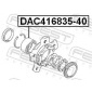 FEBEST DAC41683540