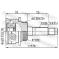 Febest 0510B25A44