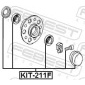 FEBEST KIT211F