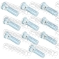 0184001PCS10 FEBEST Шпилька колёсная PCS 10