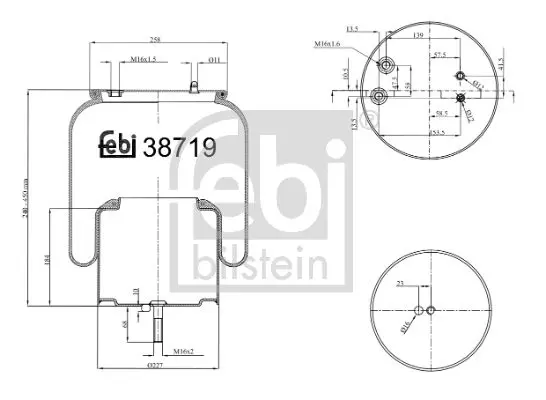  FEBI ПОДУШКА 11T17HR8SN